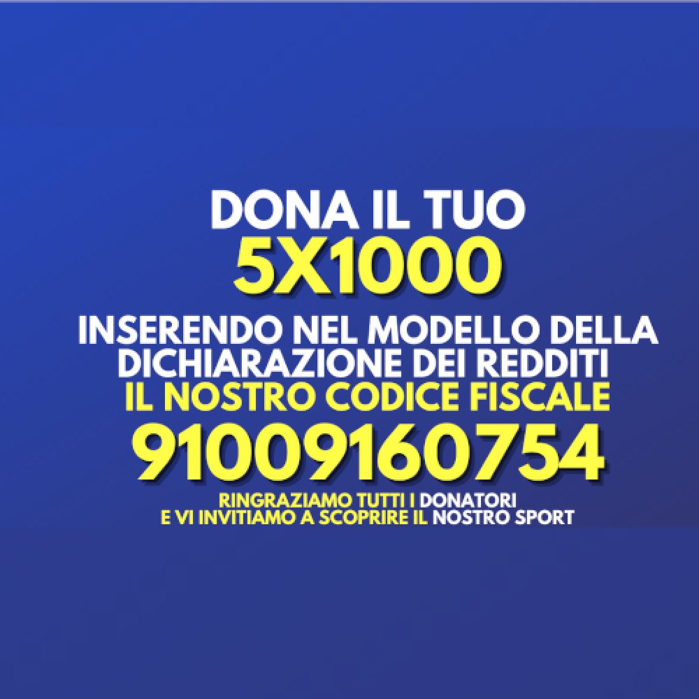 2022: Dona il 5×1000 al Tiro a Segno Nazionale