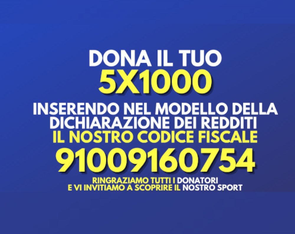 2021: Dona il 5×1000 al Tiro a Segno Nazionale